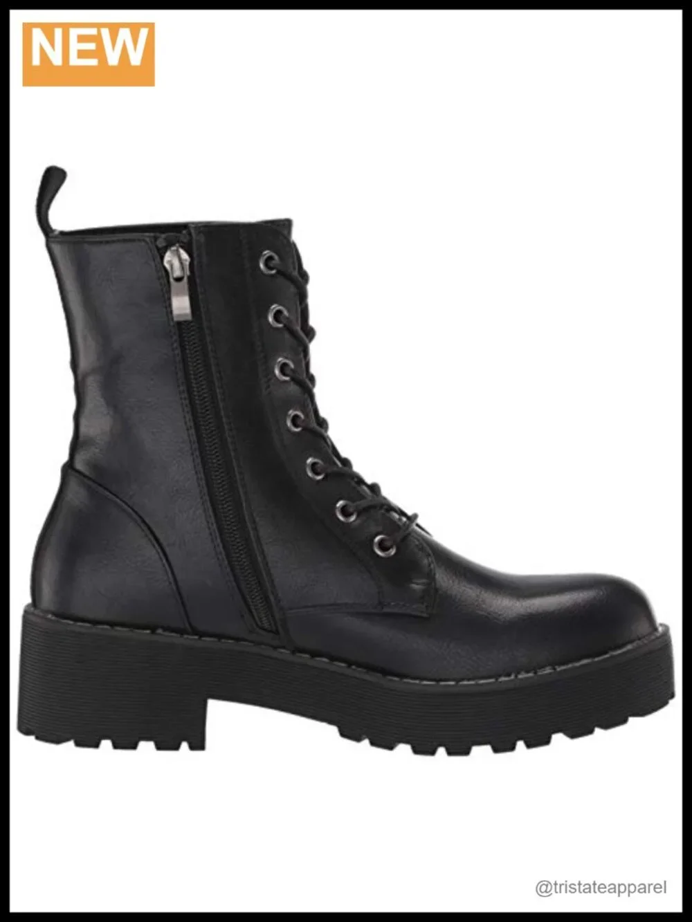 Women's Ankle Bootie with Chunky Platform and Block Heel